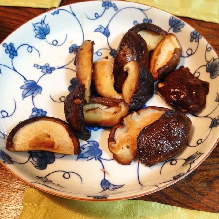 しいたけのバター醤油炒め